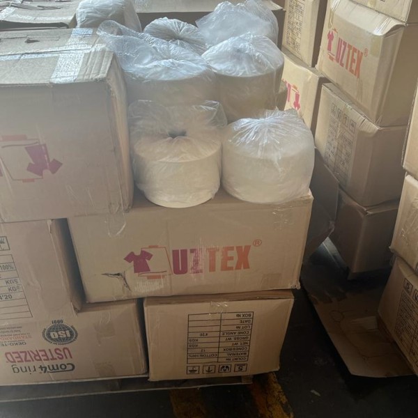 خرید اینترنتی نخ  پنبه (شانه شده)نمره و 30 مارک uztex ازبکستان