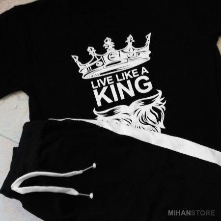 فروش اینترنتی ست تی شرت و شلوار King