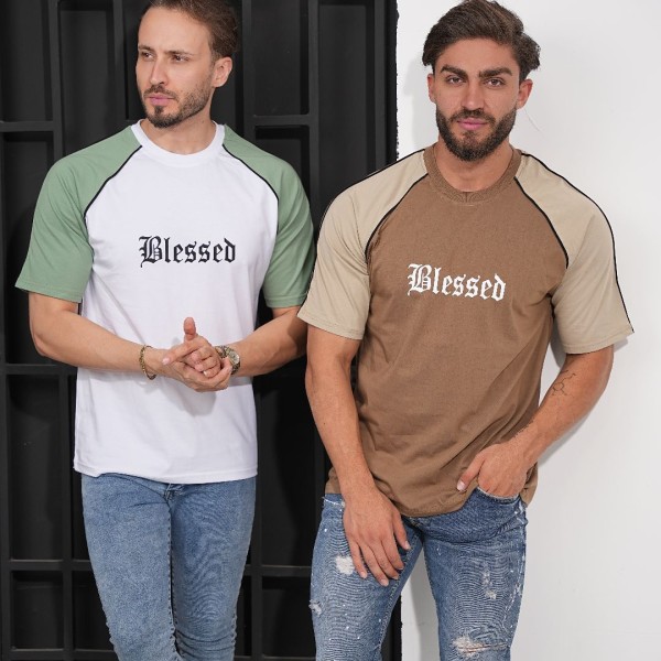 خرید آنلاین تیشرت لش آستین رگلان