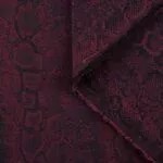 خرید اینترنتی ژاکارد زرشکی مشکی پوست ماری 1(شناسه محصول: TRTM31_1-1920331)