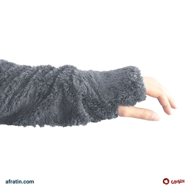 خرید اینترنتی سویشرت زنانه کد 8514 رنگ طوسی تیره
