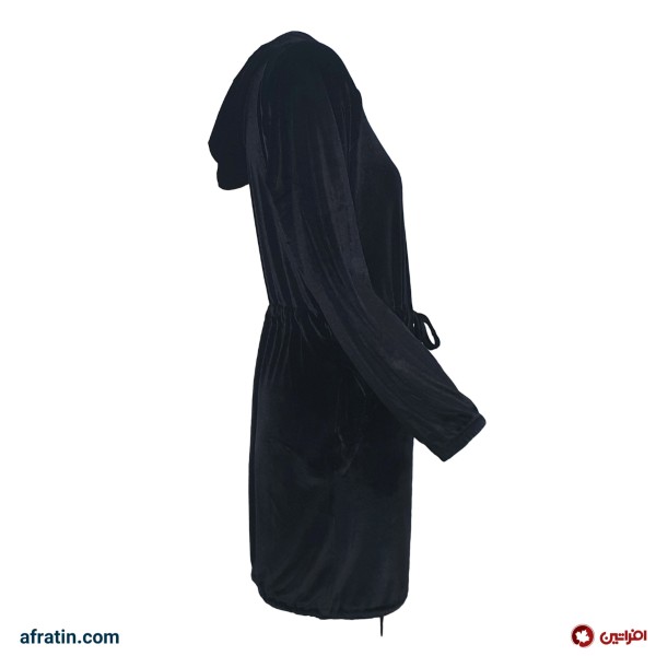 خرید اینترنتی هودی زنانه کد 8522 رنگ مشکی