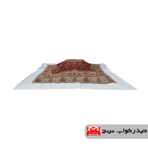 لحاف کرسی خاتون زرشکی(پشمی و دست دوز)