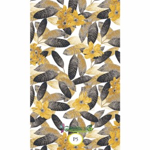 طرح چاپی مخمل پورشه و کرپ گلبرگ بافت( p5)